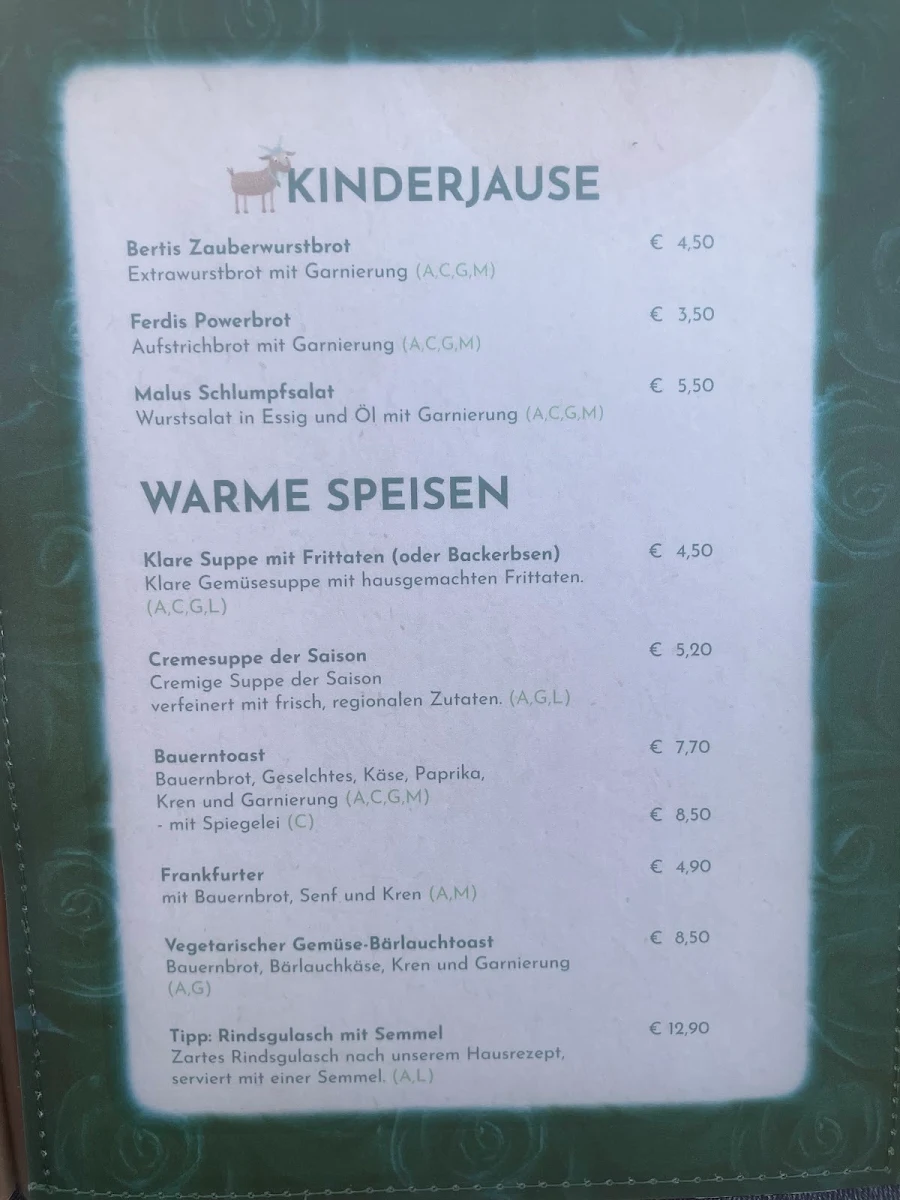 Speisekarte photo 5
