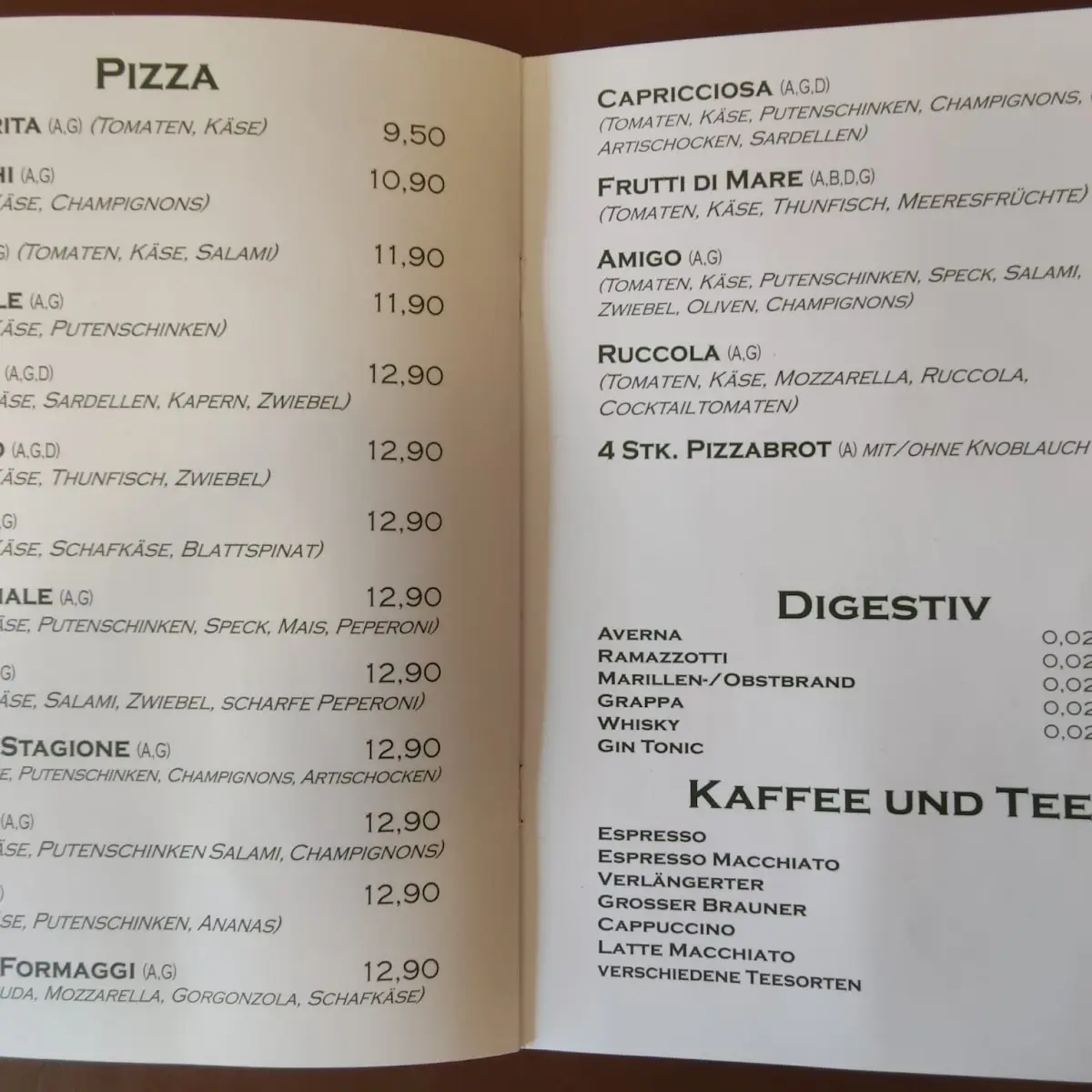 Speisekarte photo 4