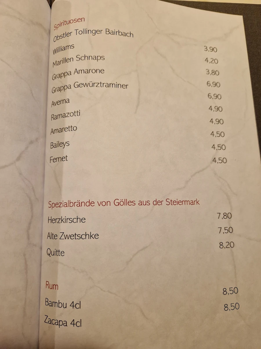 Speisekarte photo 2