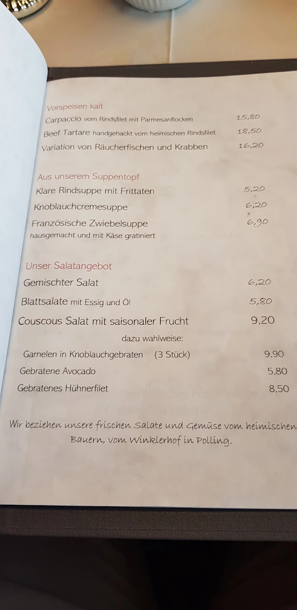 Speisekarte photo 3