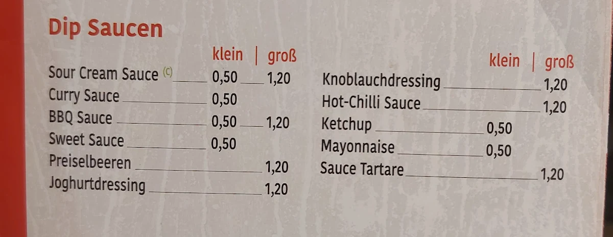 Speisekarte photo 9
