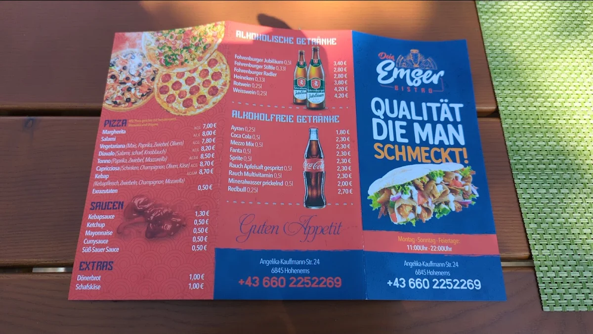Speisekarte photo 1