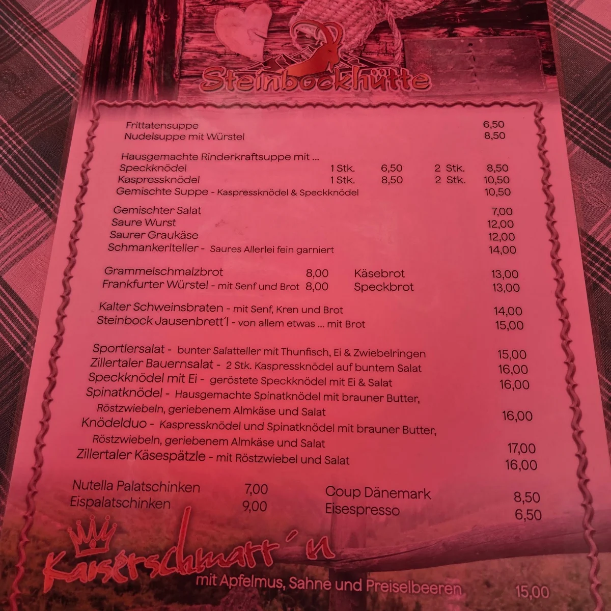 Speisekarte photo 5