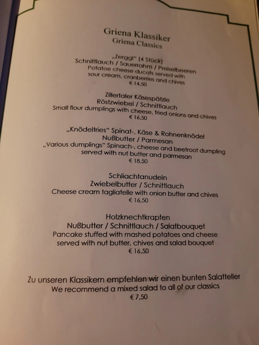 Speisekarte photo 4