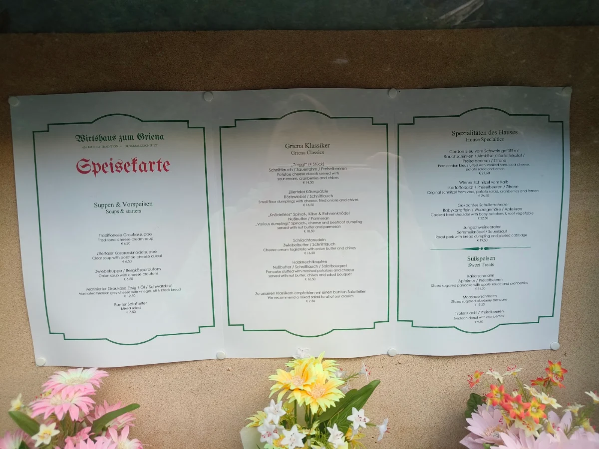 Speisekarte photo 5