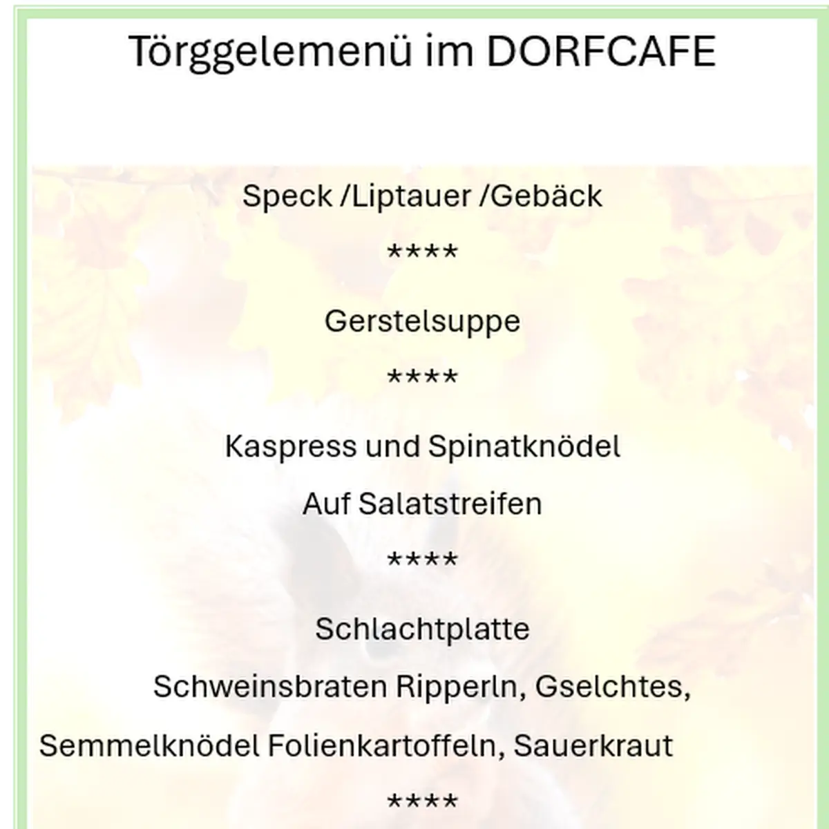 Speisekarte photo 3