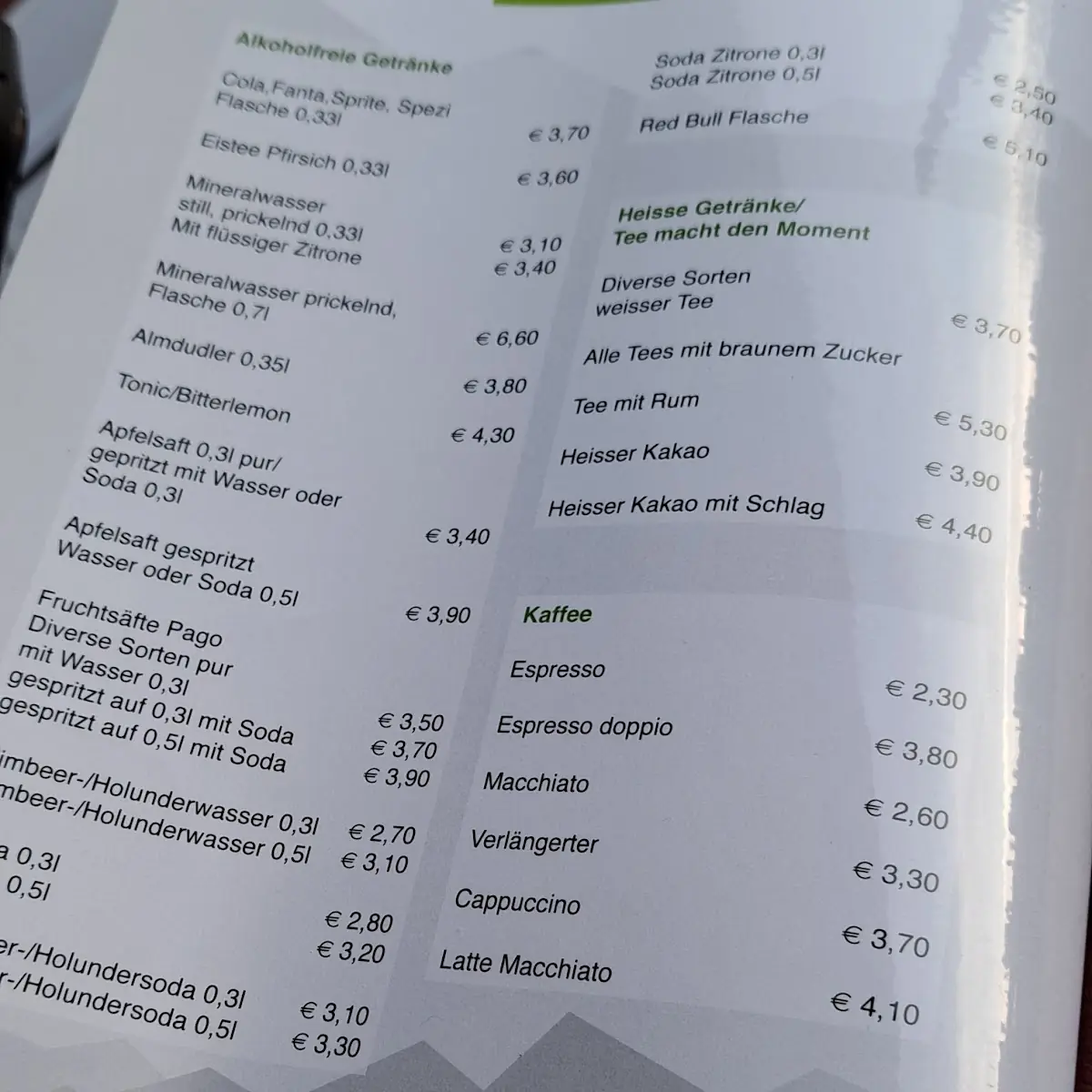 Speisekarte photo 7