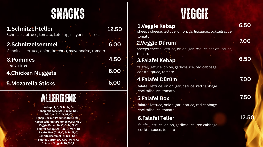 Speisekarte photo 3