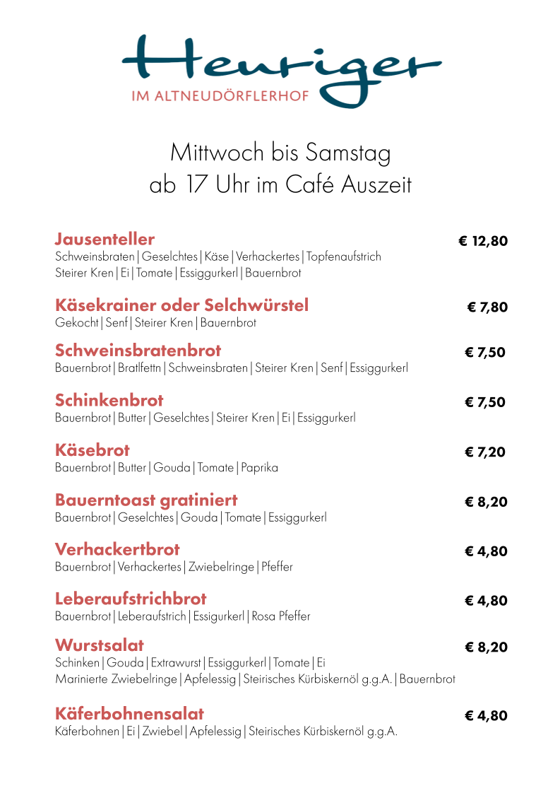Speisekarte photo 1