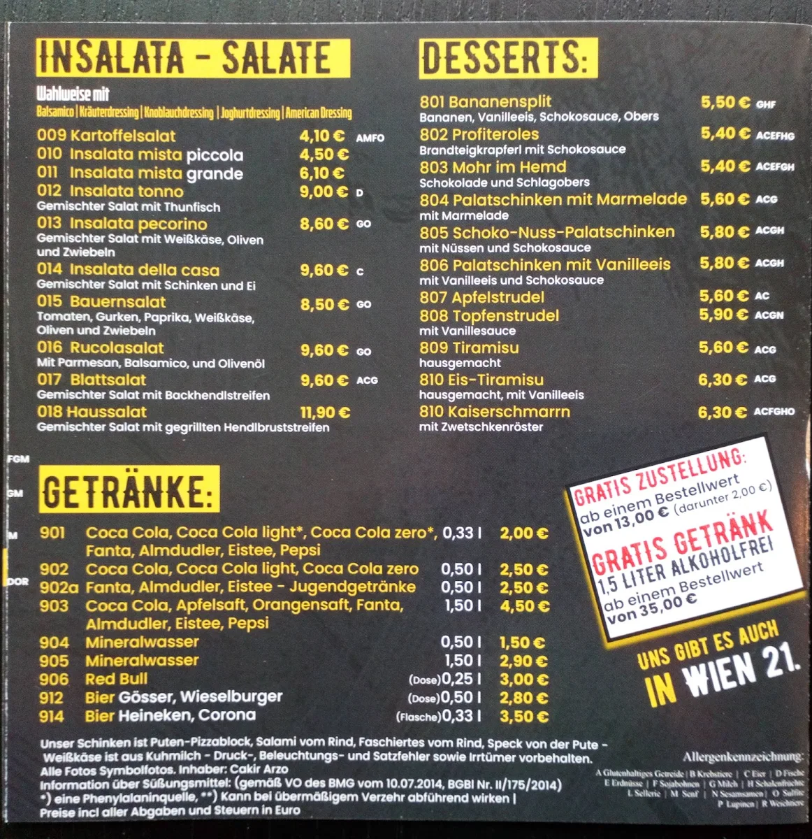 Speisekarte photo 8