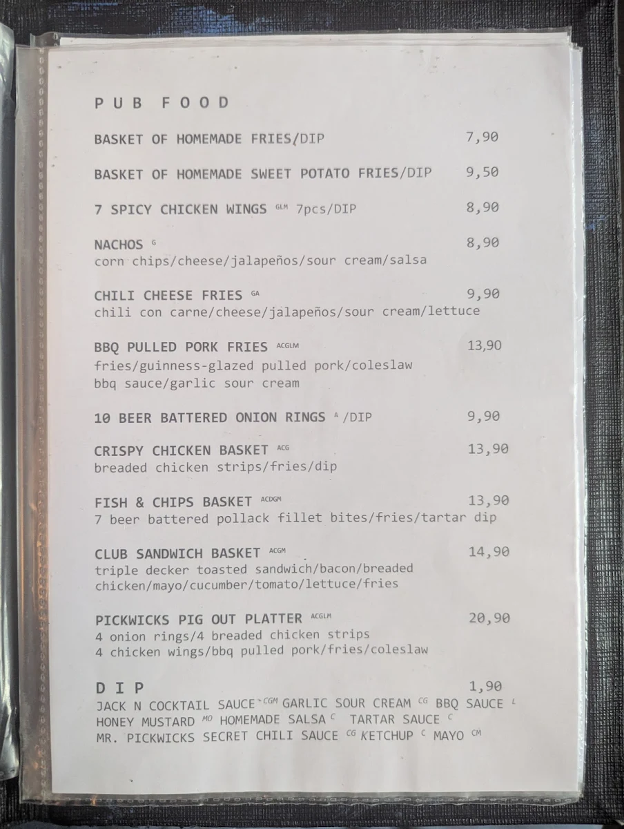 Speisekarte photo 1