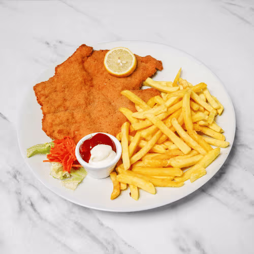 Puten Bauernschnitzel