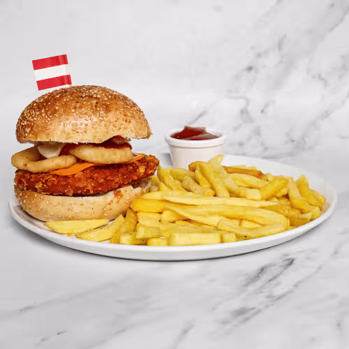 Chili Crispy Chicken Burger XL (scharf)