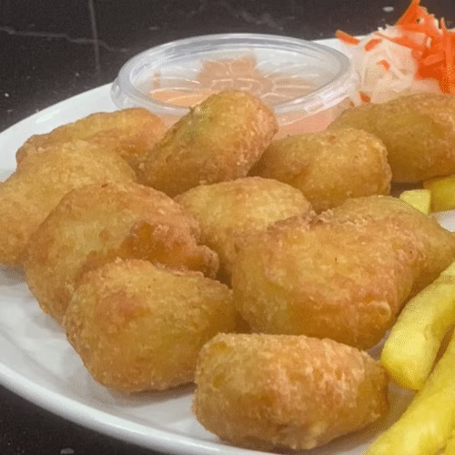 Chili Cheese Nuggets (9 Stück, scharf)