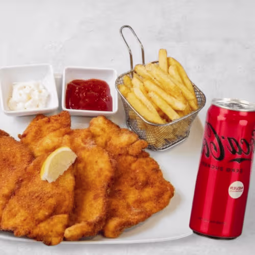 Schweineschnitzel Menü