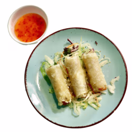 Vietnamesische Frühlingsrolle mit Huhn