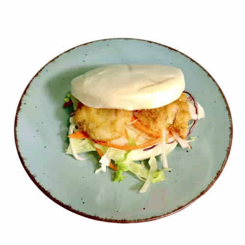 Bao Bun mit Fried Chicken