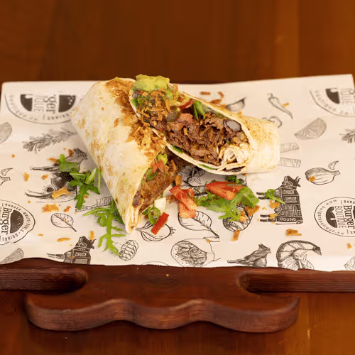 Pulled Beef Burrito