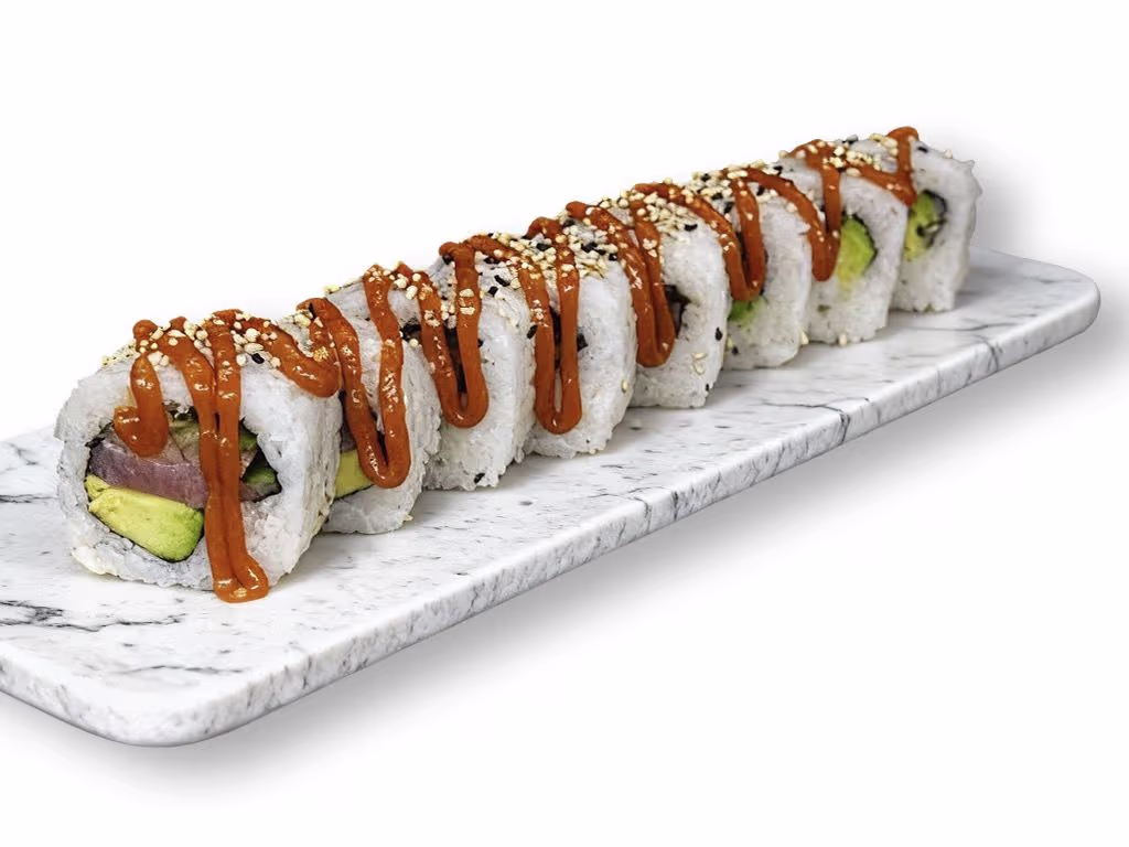 Crispy Red Tuna Roll (scharf)
