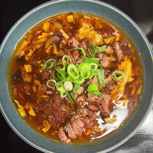 Pikante Suppe (süß-sauer, scharf)