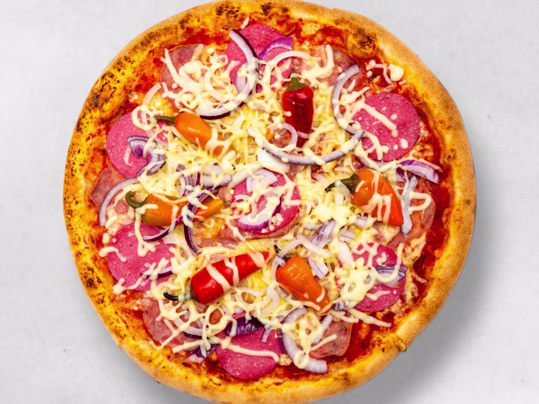 Solo-Pizza Diavolo (scharf)