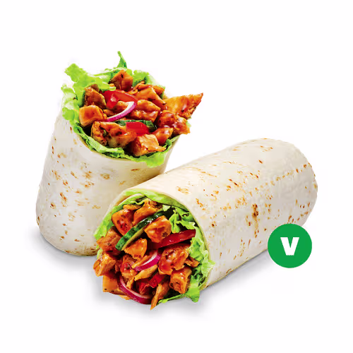 Plant-based Chicken Teriyaki Wrap