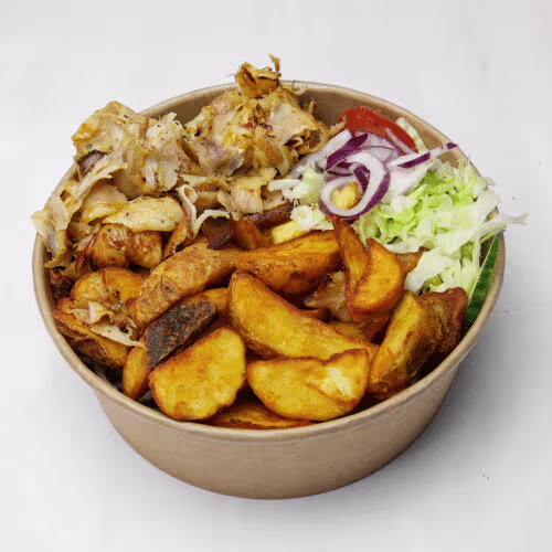 Wedges Bowl mit Hühnerfleisch
