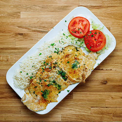 Gegrilltes Natur-Schnitzel