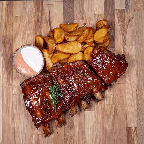 Kalbs-Spareribs (mild)