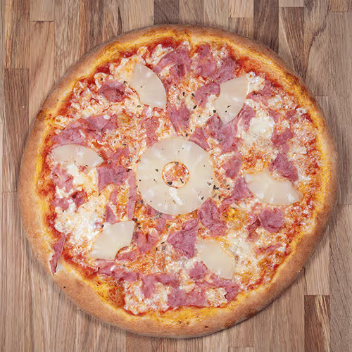 Familien-Pizza Hawaii