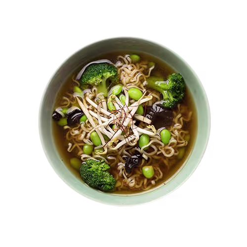 Miso-Nudelsuppe (vegan)
