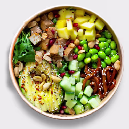 Tofu Noodle Bowl (vegan)