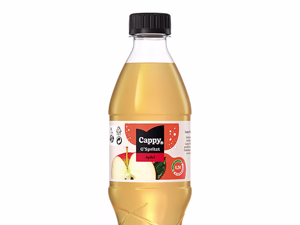 Cappy Apfelsaft gspritzt