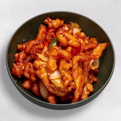 Reis mit Gian-Bian Huhn