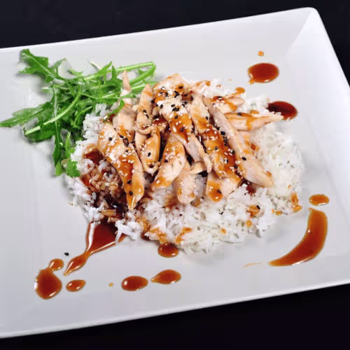 Hühnerfleisch Teriyaki