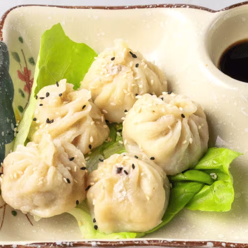 Vegetarische Pan-Fried Bun (5 Stück)