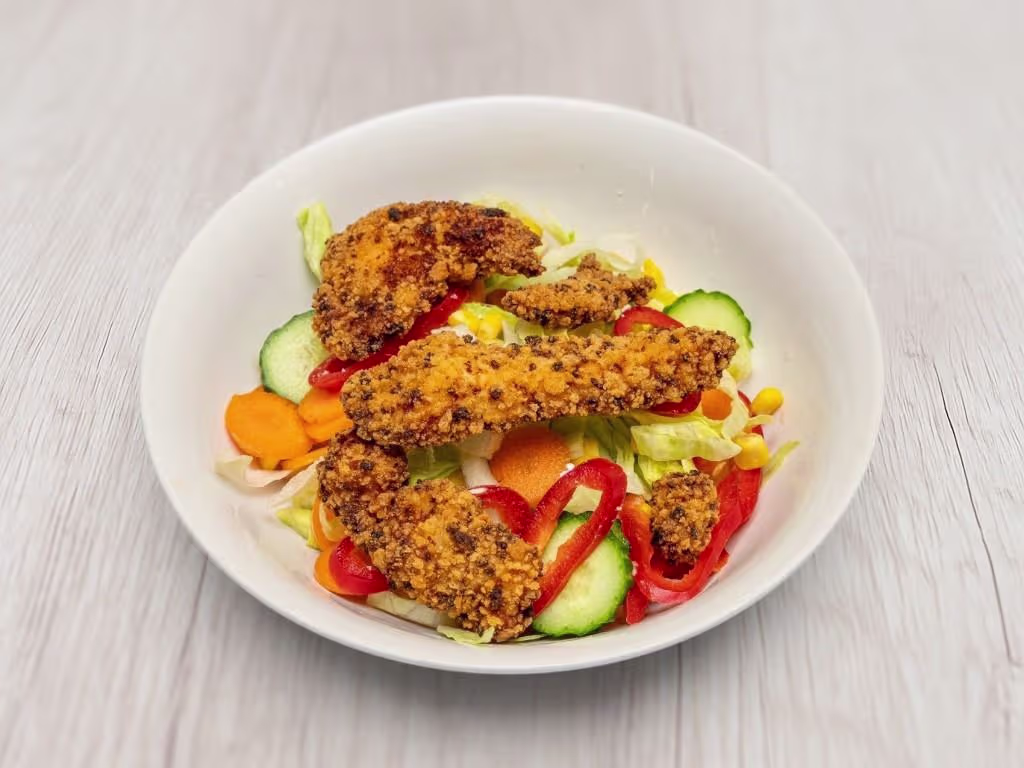 Backhendl Salat