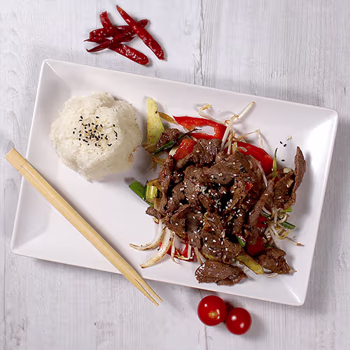 Nüa Dad Deaw Rindfleisch