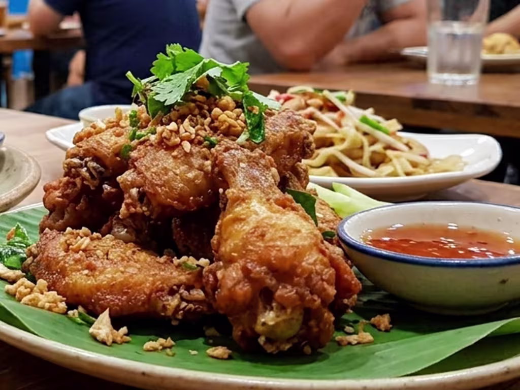 Knuspriges Hähnchen Pik Gai Thod
