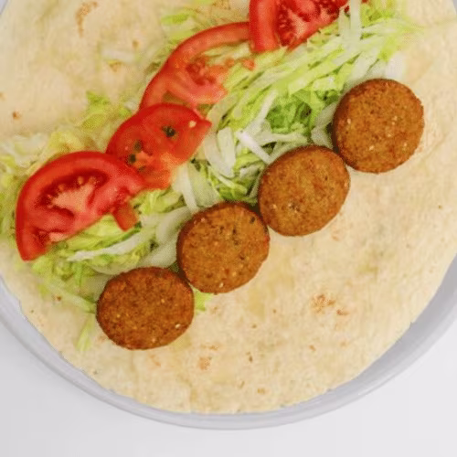 Falafel Wrap mit Käse