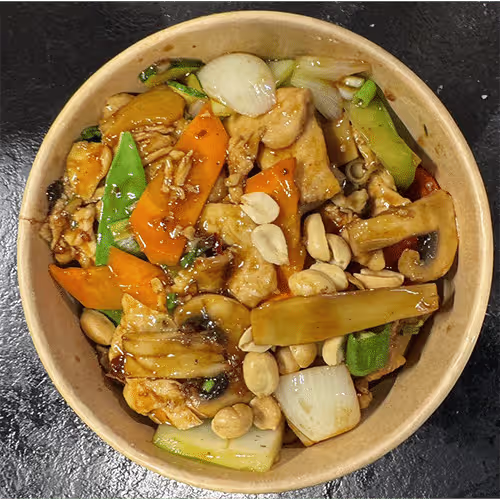 Saison Wok Gemüse nach Gong Bao Art