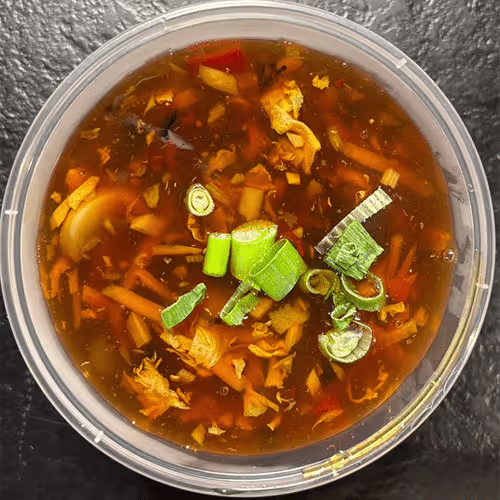 Pikant-Saure Suppe (scharf)