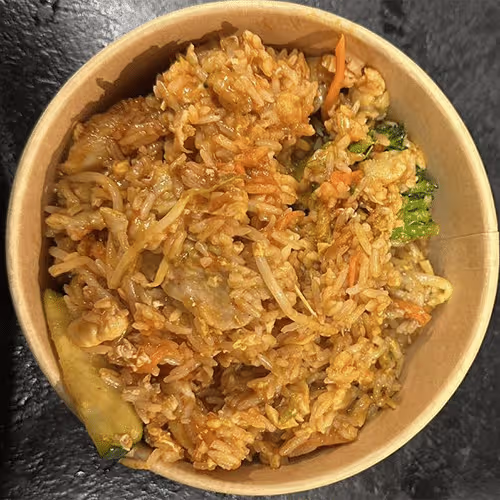 Huhn Eierreis nach Thai Art