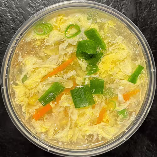 Mais Suppe mit Ei