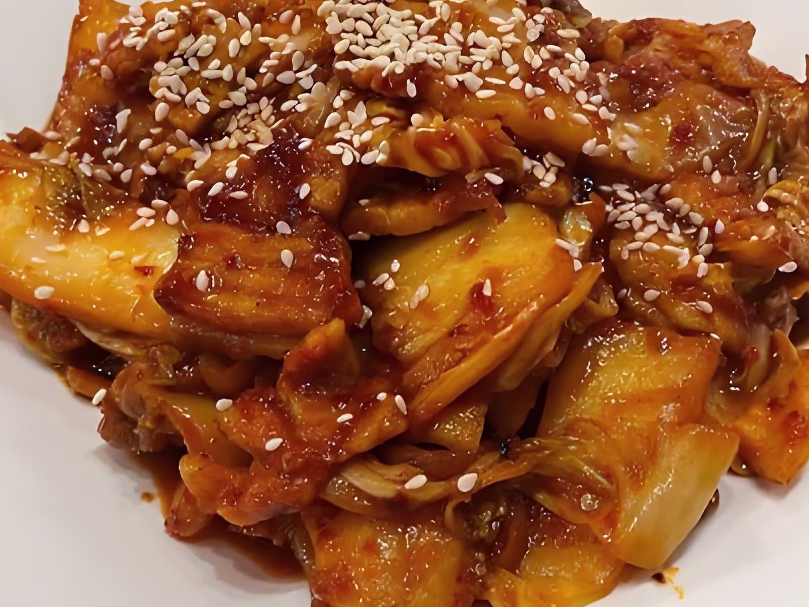 Kimchi Samkyopsal (scharf)