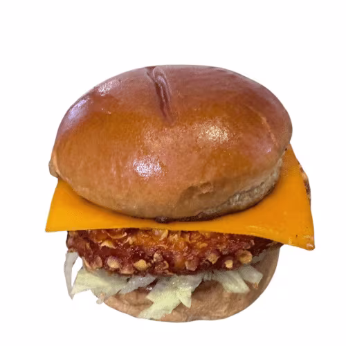 Crunchy Chicken Cheese Burger Menü