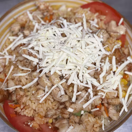 Reis-Chicken-Salat