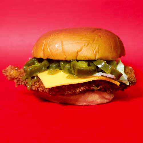 Chili-Chickenburger Menü