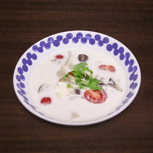 Tom Kha (scharf) mit Reis