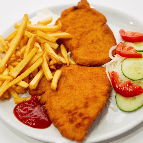 Schnitzel-Teller
